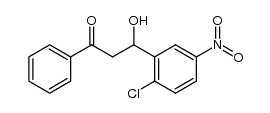 3-(2-chloro-5-nitrophenyl)-3-hydroxy-1-phenylpropan-1-one Structure