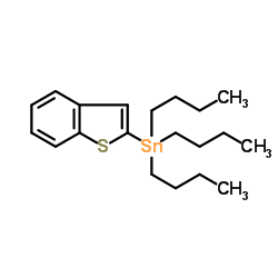 Benzothiophene-2-tributylstannane Structure