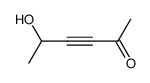 R,S-2-hydroxy-5-oxohex-3-yne结构式