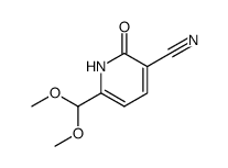 3-cyano-6-(dimethoxymethyl)-2-pyridone Structure