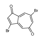 3,7-dibromoazulene-1,5-dione Structure