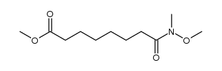 methyl 7-(N-methoxy-N-methylcarbamoyl)heptanoate Structure