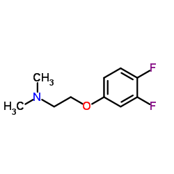 2-(3,4-二氯苯氧基)-N,N-二甲基乙胺结构式