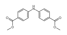 4-[(4-(methoxycarbonyl)phenyl)amino]benzoic acid methyl ester结构式