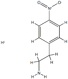 Benzeneethanamine,4-nitro-,conjugate monoacid (9CI)结构式