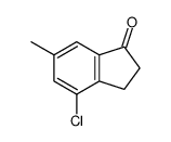 4-CHLORO-6-METHYL-1-INDANONE structure