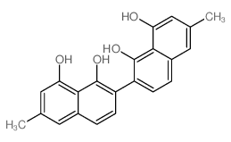 [2,2'-Binaphthalene]-1,1',8,8'-tetrol,6,6'-dimethyl- Structure