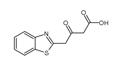 4-benzothiazol-2-yl-3-oxo-butyric acid结构式