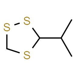 1,2,4-Trithiolane,3-(1-methylethyl)-(9CI) Structure