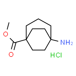 5-氨基双环[3.2.2]壬烷-1-羧酸甲酯盐酸盐结构式