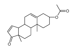 3β-Hydroxy-androsta-5,15-dien-17-one Acetate structure