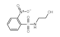 N-(2-羟基乙基)-2-硝基苯磺酰胺结构式