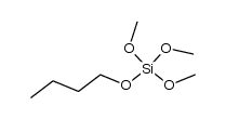 n-butoxytrimethoxysilane结构式