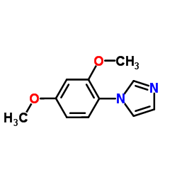 1-(2,4-Dimethoxyphenyl)-1H-imidazole结构式