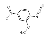2-甲氧基-4-硝基异硫氰酸苯酯结构式