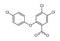 1,2-dichloro-4-(4-chlorophenoxy)-5-nitrobenzene结构式