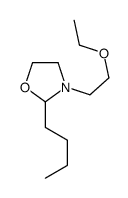 2-butyl-3-(2-ethoxyethyl)-1,3-oxazolidine Structure