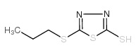 5-正丙基硫代-1,3,4 二唑-2-硫醇结构式