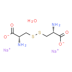 L-胱氨酸二钠盐一水合物结构式