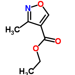 3-甲基异唑-4-甲酸乙酯结构式