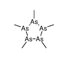 1,2,3,4,5-pentamethylpentaarsolane结构式