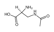 L-3-acetyl-amino-2-amino-propionic acid Structure