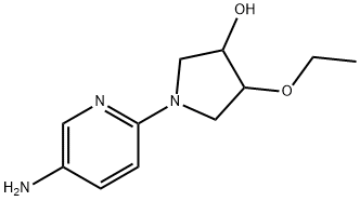1-(5-aminopyridin-2-yl)-4-ethoxypyrrolidin-3-ol Structure