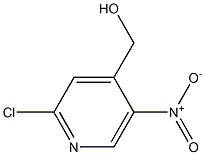 (2-Chloro-5-nitro-pyridin-4-yl)-methanol Structure
