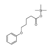 5-Phenoxyvaleric acid trimethylsilyl ester Structure