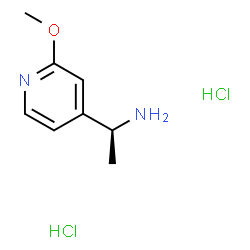 (s)-1-(2-methoxypyridin-4-yl)ethanamine dihydrochloride Structure