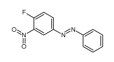 (4-fluoro-3-nitro-phenyl)-phenyl-diazene Structure
