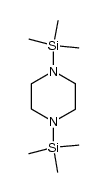 1,4-bis-(trimethylsilyl)-piperazine结构式