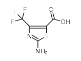 2-氨基-4-三氟甲基噻唑-5-甲酸结构式