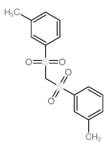 Benzene,1,1'-[methylenebis(sulfonyl)]bis[3-methyl- (9CI)结构式