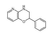 2-phenyl-3,4-dihydro-2H-pyrido[3,2-b][1,4]oxazine结构式