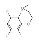Oxirane,2-[(2,3,5,6-tetrafluorophenoxy)methyl]- Structure