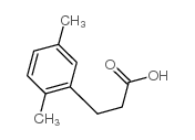 3-(2,5-二甲基苯基)丙酸结构式