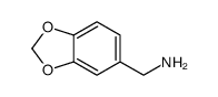 3,4-Methylenedioxy benzylamine Structure