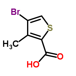 4-Bromo-3-methyl-2-thiophenecarboxylic acid structure