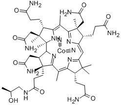 二氰基钴啉醇酰胺结构式