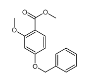 4-苄氧基-2-甲氧基苯甲酸甲酯结构式