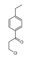 3-chloro-1-(4-ethylphenyl)propan-1-one Structure