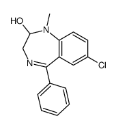 7-chloro-1-methyl-5-phenyl-2,3-dihydro-1H-benzo[e][1,4]diazepin-2-ol Structure