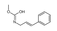 methyl N-(3-phenylprop-2-enyl)carbamate Structure