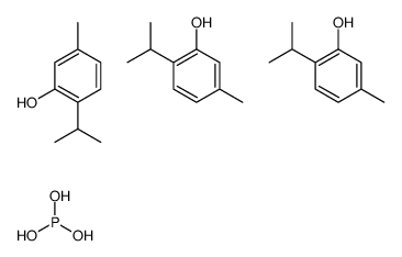 5-methyl-2-propan-2-ylphenol,phosphorous acid Structure