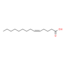 cis-5-Tetradecenoic Acid structure