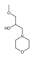 1-methoxy-3-morpholin-4-yl-propan-2-ol结构式