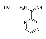 1-(pyrazin-2-ylmethyl)hydrazinehydrochloride Structure