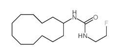 Urea,N-cyclododecyl-N'-(2-fluoroethyl)- Structure