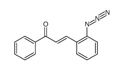 (E)-3-(2-azidophenyl)-1-phenylprop-2-en-1-one结构式